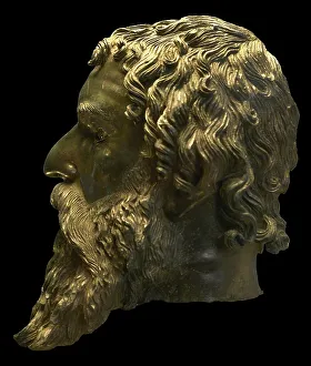 Alabaster Prints: Head of Seuthes III, King of Odrysia (324 BC-312)