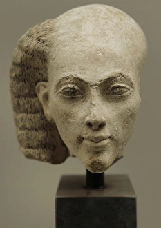 Amarna Gallery: Head from a statuette of a princess. Egypt