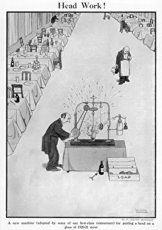 Heath Robinson Humour Gallery: Head Work! by W. Heath Robinson