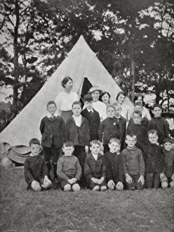 Images Dated 22nd September 2015: Headingley Orphan Homes, Leeds - Boys at Camp