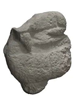 Measure Prints: Headless standing stone statue. It belongs to