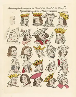 Sheba Prints: Heads of historical and mythical figures in