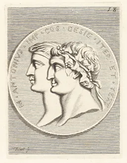 Berries Prints: Heads of Mark Antony and Cleopatra