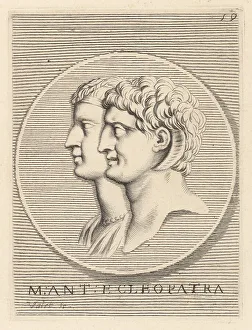 Heads of Mark Antony and Cleopatra
