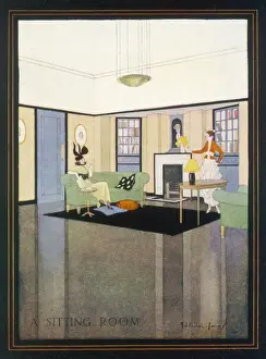 Minimalist Prints: Heal Sitting Room 1915