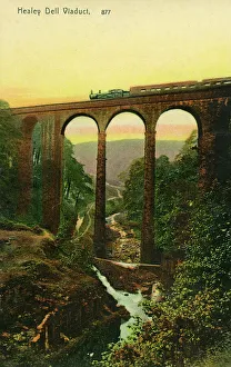 Viaduct Prints: Healey Dell Viaduct, Rochdale, Greater Manchester