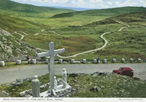 Kerry Prints: Healy Pass between County Cork and County Kerry, Ireland