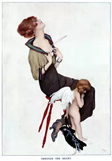 Images Dated 15th March 2019: Through the Heart by Raphael Kirchner