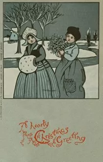 Images Dated 14th April 2008: A Hearty Christmas Greeting by Ethel Parkinson