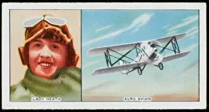 Goggles Collection: Heath / Avro Avian Plane