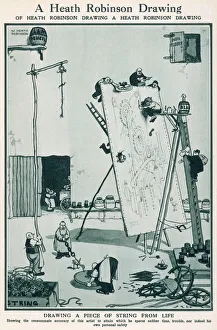Heath Robinson Humour Gallery: A Heath Robinson drawing
