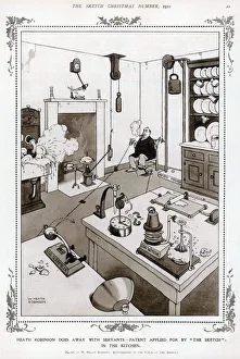 1921 Collection: Heath Robinson Kitchen 3 of 4