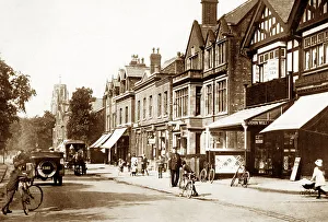 Moor Collection: Heaton Moor Road, Heaton Moor early 1900's