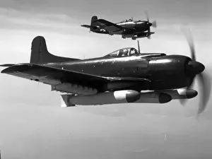 Two heaviliy loaded Martin AM-1 Maulers