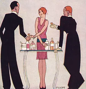 Flappers Prints: Hebe in Society by Teddy