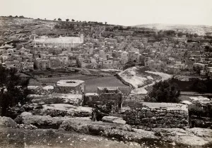 Rampart Prints: Hebron, with mosque covering the cave of Macpelah