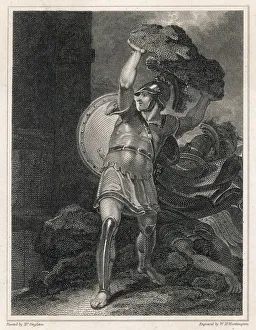 Grimm's Fairy Tales Collection: Hector Hurls Boulder