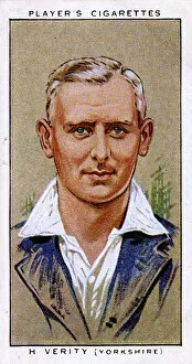 Hedley Verity, Yorkshire County and England cricketer