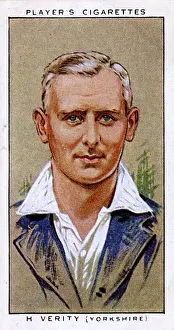 Hedley Verity, Yorkshire County and England cricketer