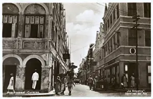 Consulate Prints: Heerenstraat, Punda, Curacao, West Indies