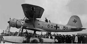 Heinkel He 114A -catapult launched for use aboard Germa