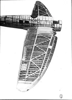 Heinkel Prints: Heinkel He111 showing the wing structure