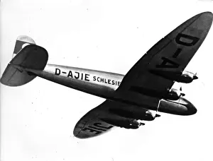 Heinkel Prints: Heinkel He116V-2 D-AJIE Schlesien