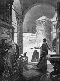 Heinrich IV at Canossa
