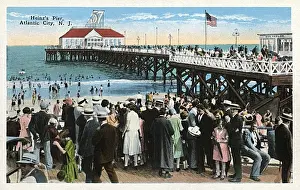 Parlor Prints: Heinzs Pier, Atlantic City, New Jersey, USA