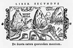 Eruptions Prints: Hekla Volcano C16