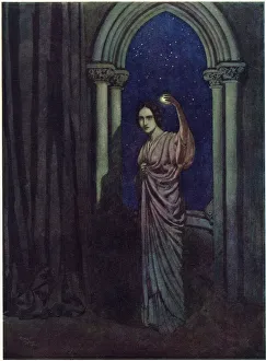 Darkness Prints: To Helen by Edgar Allan Poe, Dulac illustration