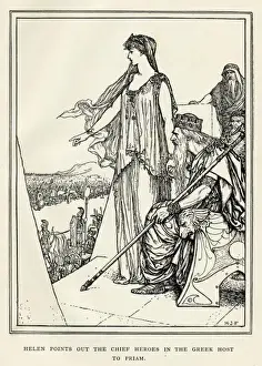 Priam Prints: Helen Points out Heroes