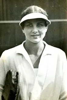 Sportswoman Prints: Helen Wills Moody, American tennis player