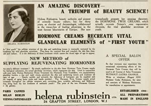 Images Dated 7th March 2019: Helena Rubinstein advertisement
