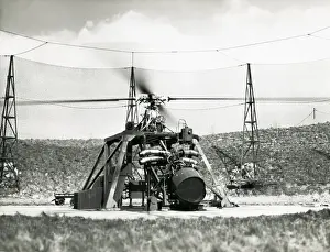 Gazelle Prints: Helicopter rotor test rig at Napier Luton FDE