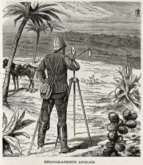 Communication Gallery: Heliograph used by British army in Africa