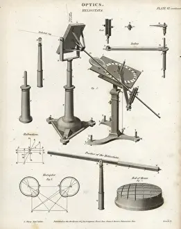 Mechanism Prints: Heliostata mechanism and parts