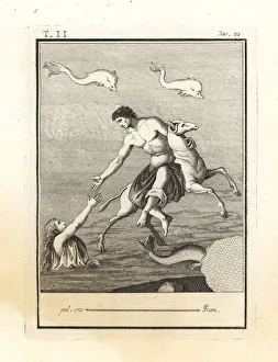 Antichità Gallery: Helle, Phrixus and the flying golden ram