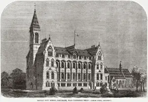Welby Prints: Hellingley Orphan Boys School, Tunbridge Wells, Kent
