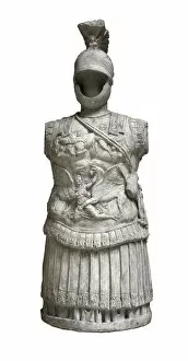 Helm and parade armor of a Roman officer. Ist c