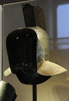 Images Dated 27th February 2013: Helmet of a murmillo. 2nd century AD