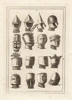 Helmets from the great seals of kings and barons Helmets from the great seals of kings and barons