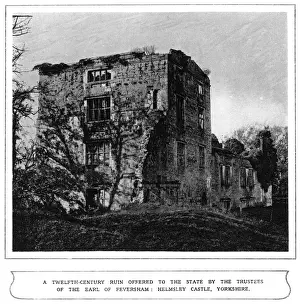 Helmsley Prints: Helmsley Castle, Yorkshire