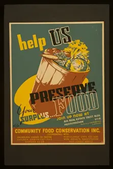 Surplus Prints: Help us preserve your surplus... food
