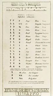 Images Dated 20th September 2016: Helsingeland runic alphabet