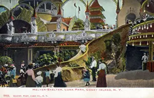 Pleasure Prints: Helter Skelter at Luna Park, Coney Island, New York, USA