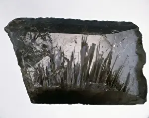 Hydrated Prints: Hemimorphite crystals enclosed in rock crystal