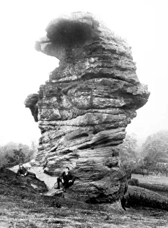 Nottinghamshire Prints: The Hemlock Stone, Stapleford near Nottingham, early 1900s
