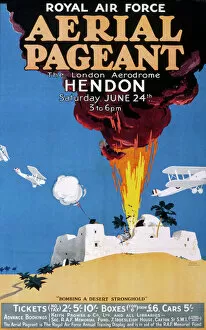 Aviation Posters Gallery: Hendon Aerial Pageant