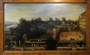 Hendrick Van Cleve (1525-1590 / 1595). The sculpture garden